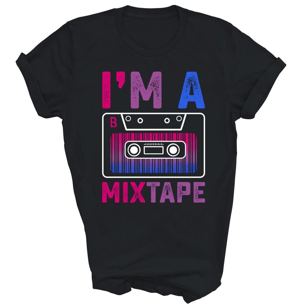 

Bisexual Pride Flag Mixtape Gay Lesbian Lgbt Unisex Shirt Gift S