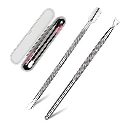 Nagelwerkzeugset aus Edelstahl: Nagellackentferner, Kleberhobel, Nagelhautschieber
