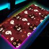 Cute Girl Genshin Impact RGB Mouse Pad Hu Tao Mousepad Kawaii Table Large Size Computer Mats Anime Keyboard E-Sports Accessories
