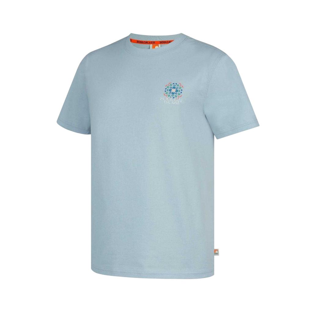 SoulCal Mens Tile Print T-Shirt