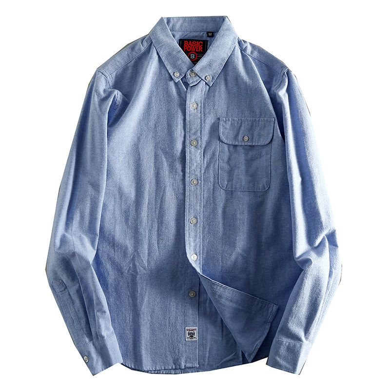 Goods Tail Goods Overplus Order Original Order Withdraw from Cupboard More Than Long Sleeve Oxford Cloth Shirts Spring and Autumn Men's Shirt Fashion
