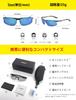 Sports UV for and Hiking H.Nest Sunglasses, Polarized, Ultra-Lightweight, Protection, Driving, Fishing, Golf, Running, (Ice Blue/Gunmetal)