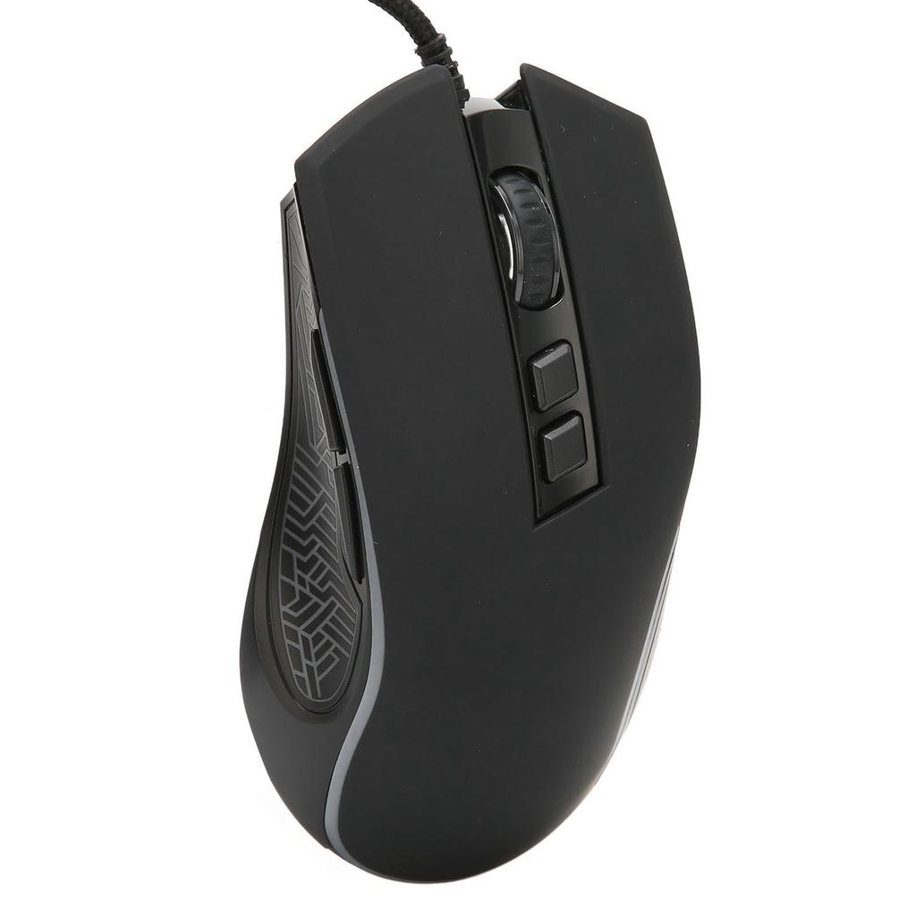Gaming Mouse USB2.0 4 Adjustable DPI RGB Backlit Ergonomic Design Optical Sensor Laptop Mouse for Gaming Office Home