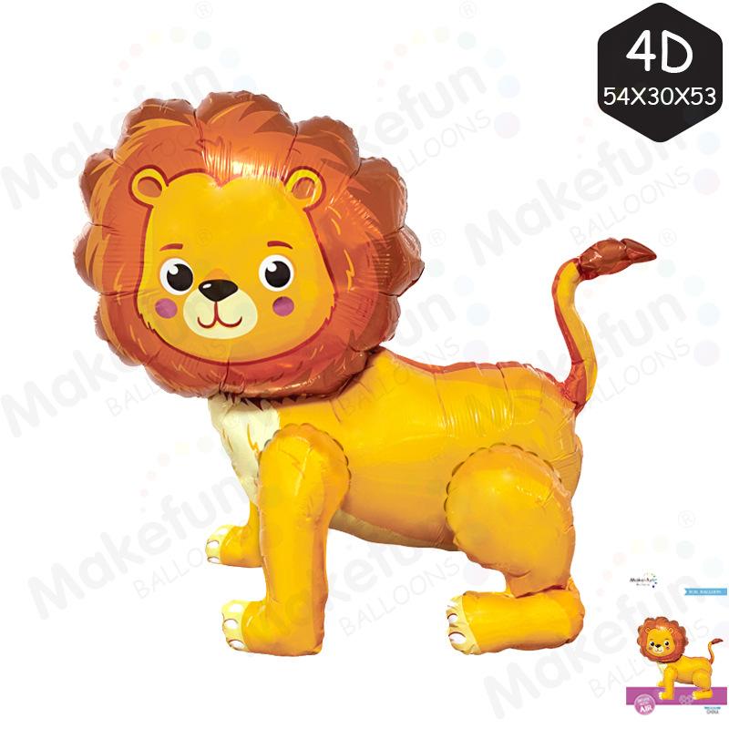 4D Unicorn Foil Balloons Elephant Animal Stand Balloon for Kids Girls Unicorn Birthday Party Decoration Baby Shower Supplies