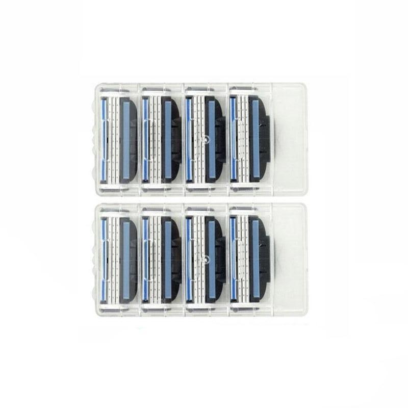 New 8Pcs/lot Men Face Razor Blades Shaving Blades Shaver Sharpener Razor Blade for Men