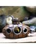 Resin Submarine Ornaments Fish Shrimp Shelter Cave Landscaping Accessories for Aquarium Fish Tank Decorations  Background