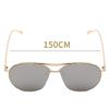 High-quality Womens Large Aviator Sunglasses With Sleek Metal Frame And Mirror Lens