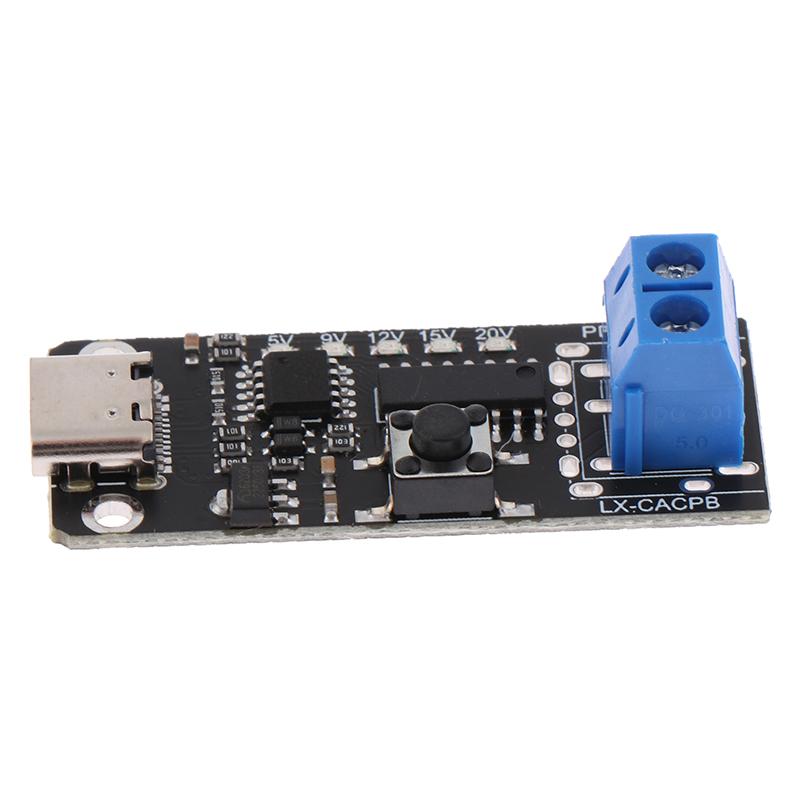 100W 5A Schnellladeplatine Typ-C USB-C QC PD Lockstoff-Trigger-Modul Hochgeschwindigkeits-Ladegerät Power Delivery Boost-Modul