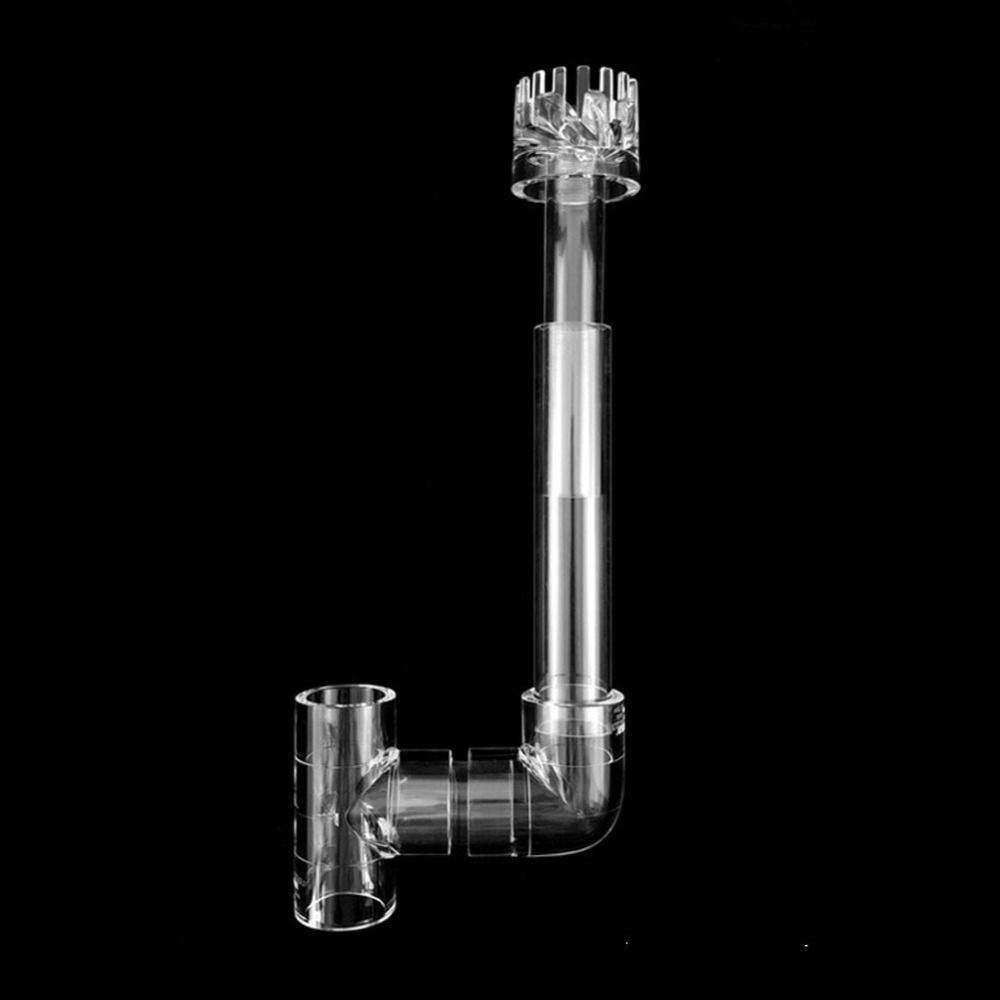 Surface Tank Filter Cleaning Water Plant Acrylic Lily Pipe Spin  Fish Tank Accessories
