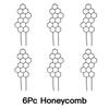 1/3/6Pcs Plastic Plant Support Climbing Trellis Honeycomb Frame Garden Decoration for Indoor Outdoor Plant Shaping Fixing