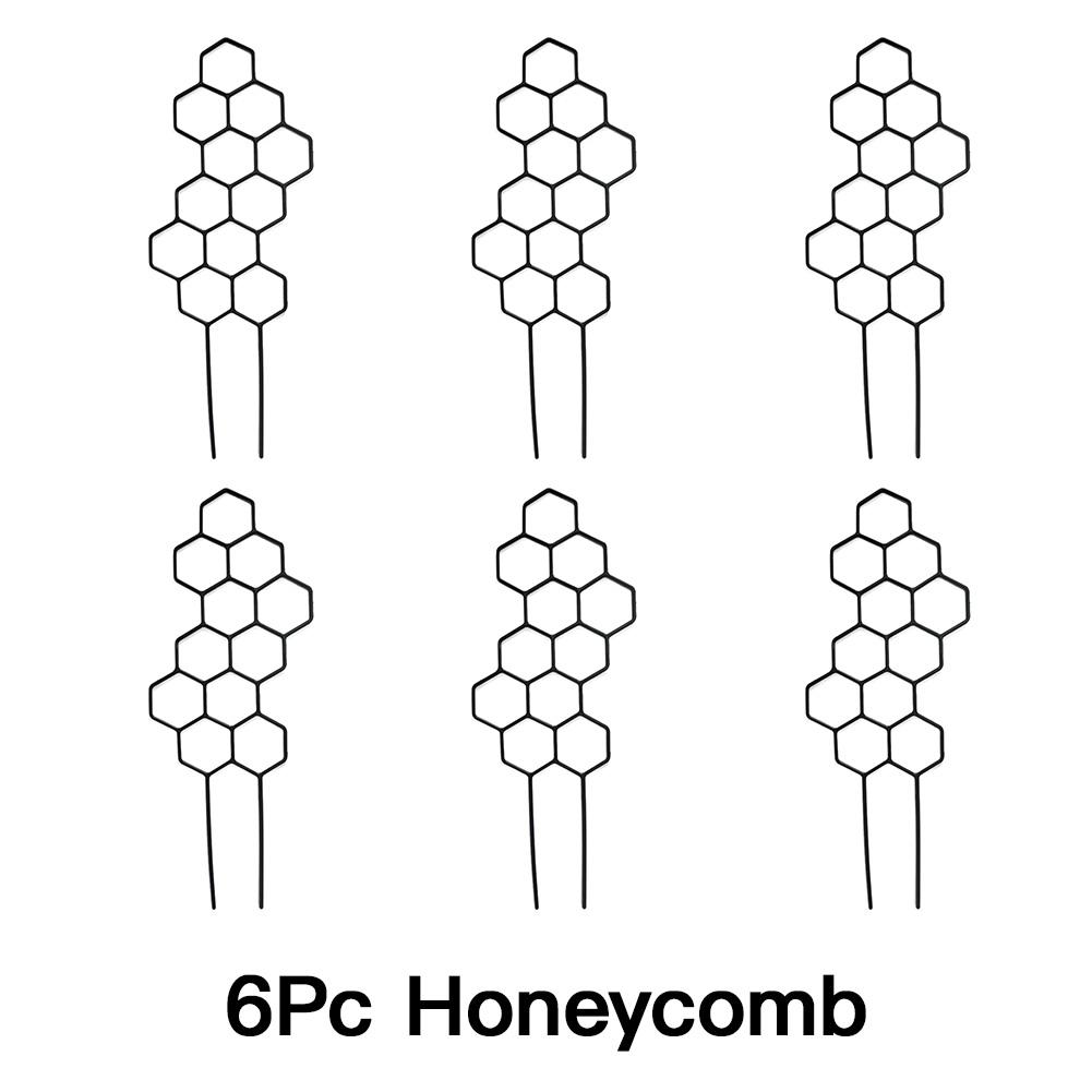 1/3/6Pcs Plastic Plant Support Climbing Trellis Honeycomb Frame Garden Decoration for Indoor Outdoor Plant Shaping Fixing