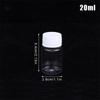 15-500Ml Transparent Plastic Bottle Wide Mouth Medicine Bottle With Screw Lid Seal Vials Liquid Reagent Container Food Grade