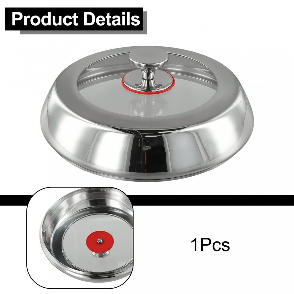Sustainable Design Reusable Stainless Steel Cooking Pot Lid for Your Kitchen