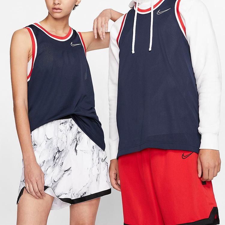 Nike Dri-Fit Classic Performance Basketball Jersey Men Tops Blue BV9357-419