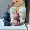 Halloween Skull Candle Silicone Mold DIY Plaster Resin Soap Making Pumpkin Aromatherapys Candle Mould Handmade Decor