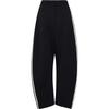 adidas Originals Curved Pants Loose Three Stripe Drawstring Blade Pants Knitted Sports Pants Women Pants KX7981