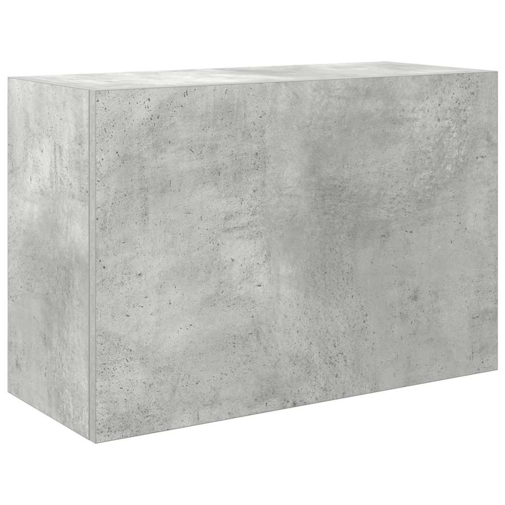 Bathroom Wall Cabinet Concrete Grey 60 X 25 X 40 Cm Wood Based Panel