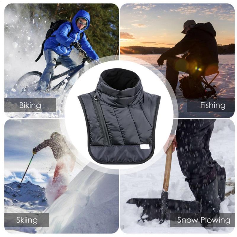 Winter Warm Motorcycle Neck Gaiter Protective Scarf Windproof Ski Motorbike Neck Cloak for Outdoor Cycling Riding Equipment