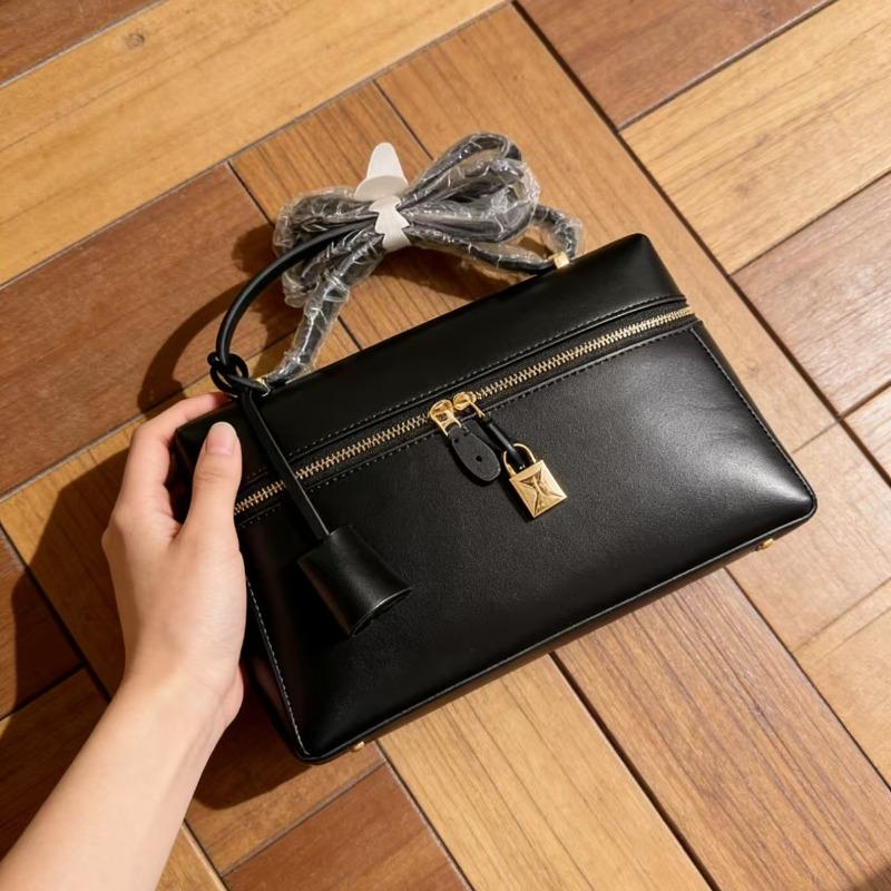 /cm Brotdosen-Tasche Premium-Leder-Box-Tasche Neue Retro-Rindsleder Schulter-Umhängetasche Handtasche Damen