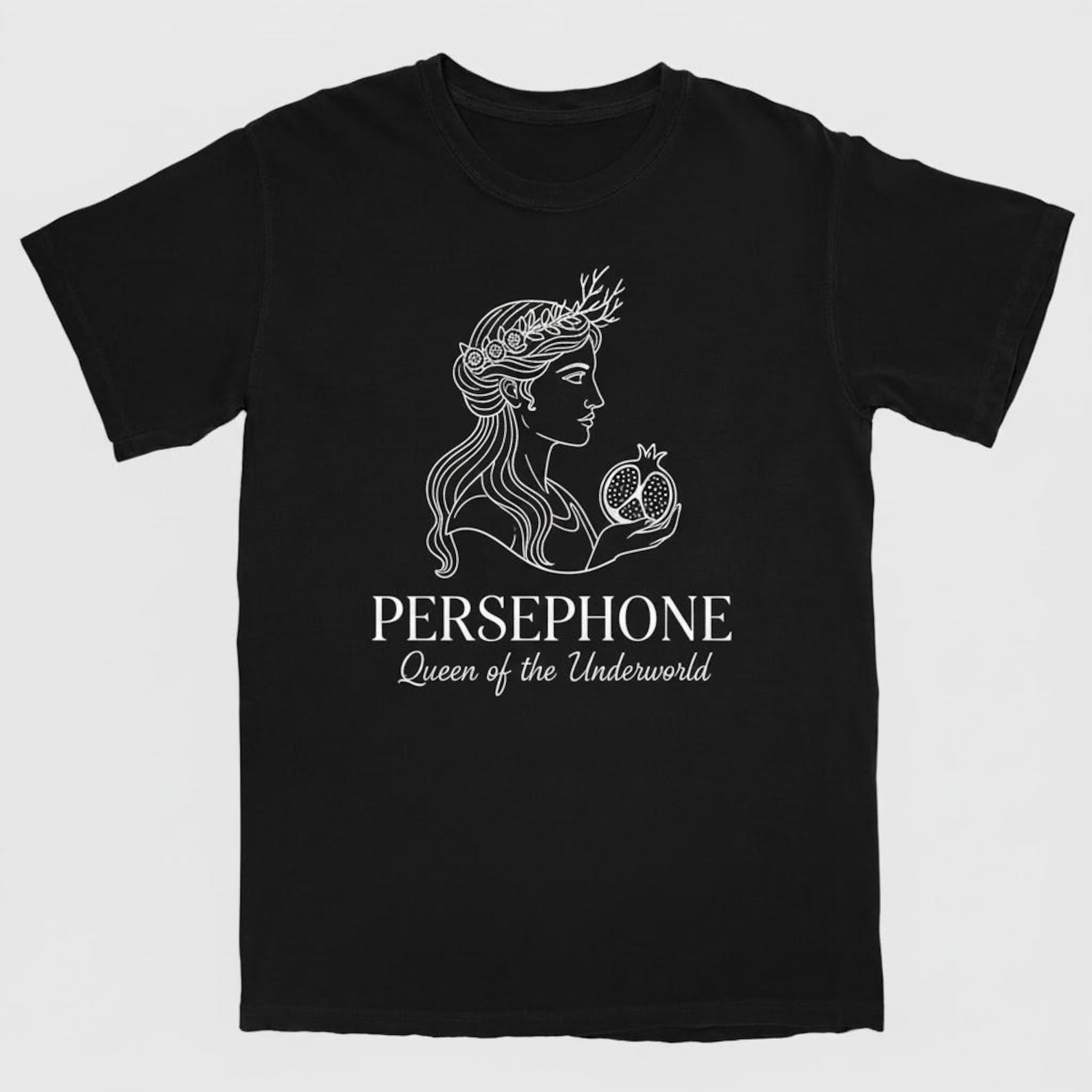Persephone Queen of Underworld Shirt •Greek Mythology Shirt •Ancient God Shirt •Olympian Gods shirt •Greek Gods Shirt •Dark Academia Shirt 3XL