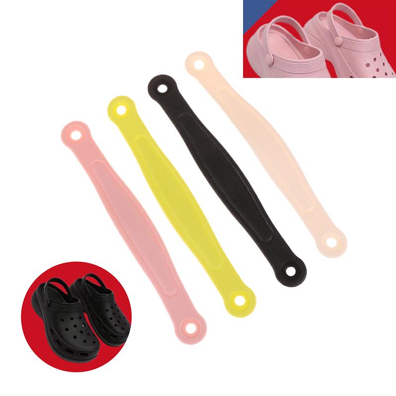 1Pair Hole Shoes Accessories Beach Slippers Sandals Straps Detachable Laces Diy Shoe Decoration