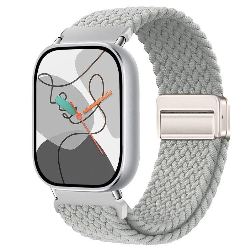 

2025 для XIAOMI Магнитная петля для Xiaomi Redmi Watch 4 5 Ремешок Регулируемый плетеный спортивный нейлоновый сменный браслет для Miband 8 pro/9 pro ремешок For Redmi watch 5