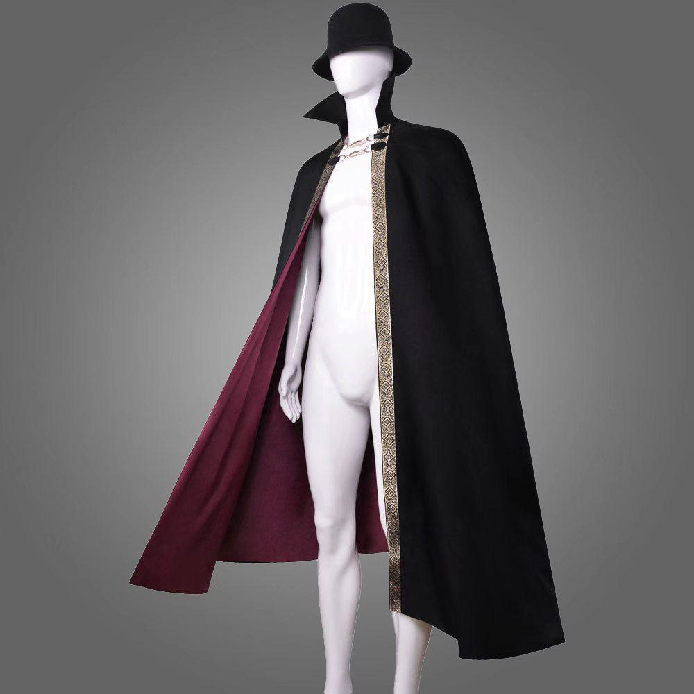 Vampire Baron Cloak Halloween Carnival Cosplay Costume for Stage and Role Play XXXL