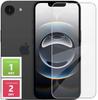 ANTI SHOCK case for IPHONE 16e, CLEAR BACK + TEMPERED GLASS