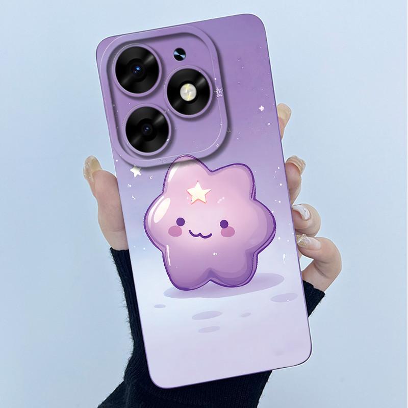 For itel S23 Plus Phone Case S681LN Cover Fashion Simplicity Oil Painting Floral Soft Liquid Silicone Shell For itel S23+ Fundas
