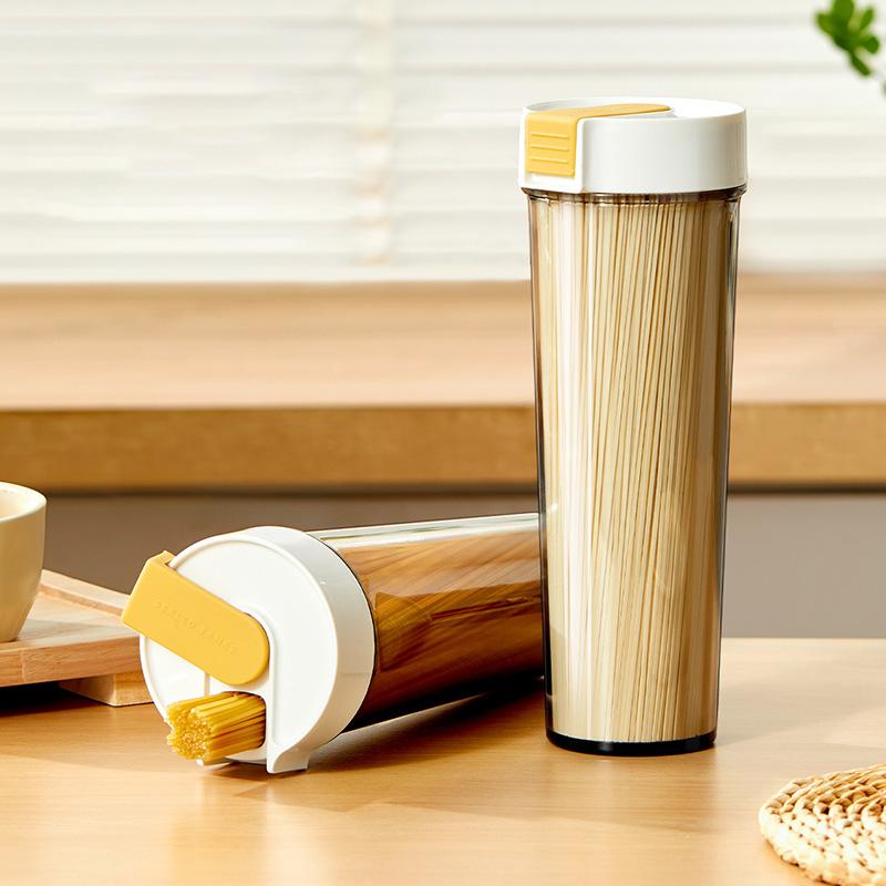 Kitchen Noodle Spaghetti Container Sealed Pasta Storage Box Quantitative 120g Food Keep Fresh Box Refrigerator Organizer