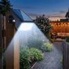 Solar Powered Solar Panel Lights Adjustable Waterproof Solar Flood Wall Lamp Super Bright Floor Plug Landscape Spotlights Garden