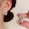 Women's Simple Exquisite Fashionable Versatile Flower Earrings