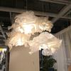 1 st Konst DIY Molnlampa Skärm Blomma Ljus Skärm Taklampskärm Dekoration