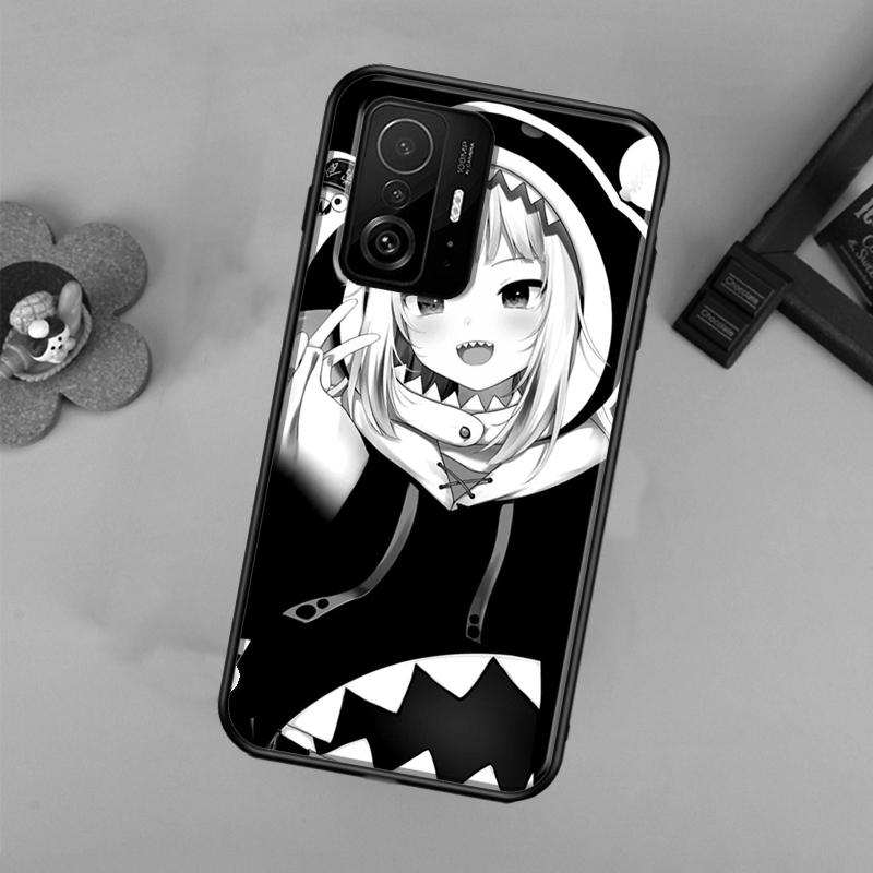 Gawr Gura Hololive Anime Case For Xiaomi POCO X7 X6 X5 X3 Pro F3 F5 F6 M6 Pro 13 14 Ultra 11T 12T 13T 14T Pro Cover