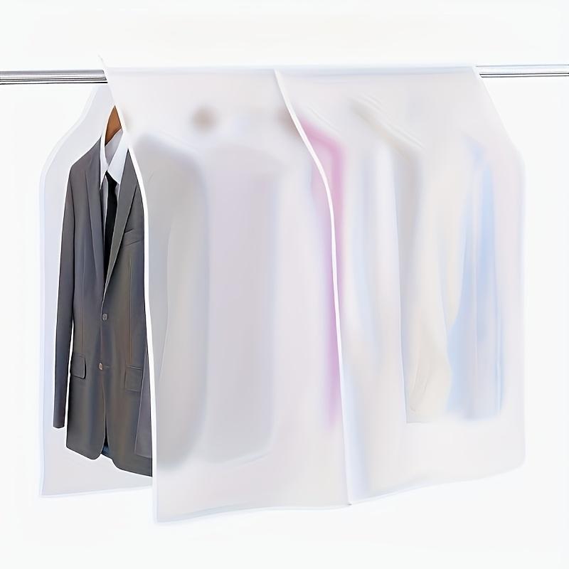 4 Stück Kleider Staubschutz durchsichtiges Kleid Kleidung Kleidungsstück Staubschutz Hängender Organizer Wasserdicht Staubdicht Kleideraufbewahrung