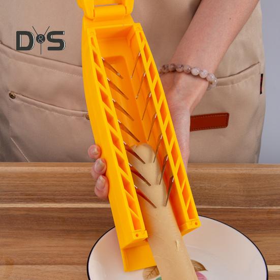 Sausage Cutter Stainless Steel Blade Hot Dog Ham Banana Peel Cutter Multifunctional Kitchen Tool for Home Restaurant