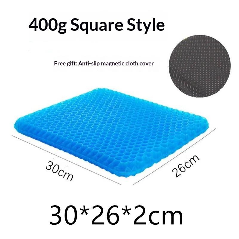 Ice Cushion Honeycomb Gel Seat Cushion Office Sedentary Silicone Fart Cushion Car Cold Seat Cushion
