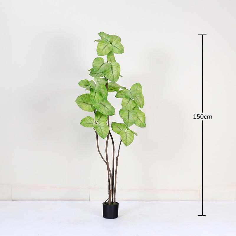 Nordic High-End Faux Fiddle-Leaf Fig Plant for Living Room and Bedroom Decor