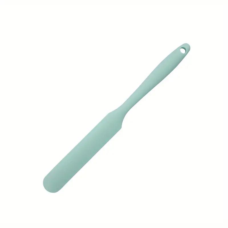 

1pc Silicone Spatula Food Grade Silicone Cream Spatula Spatula Home Kitchen Baking Butter Blender Knife зелёный