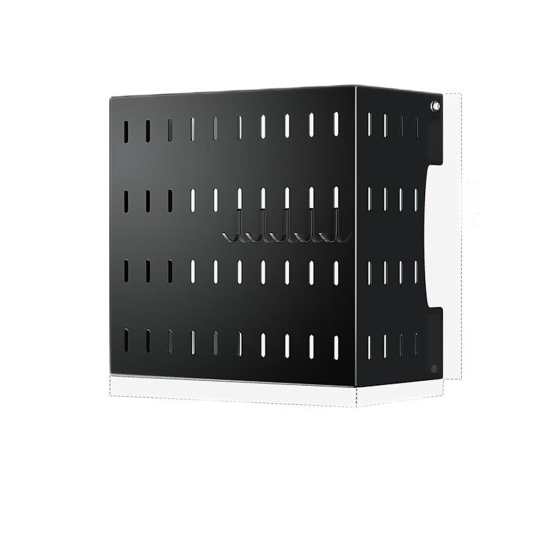 No-Drill Kitchen Wall Pegboard Storage Shelf