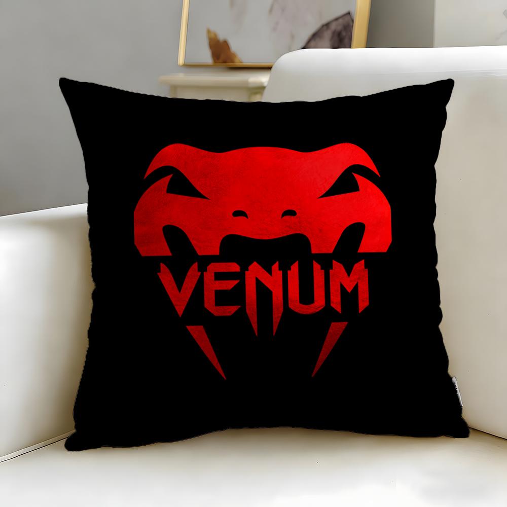 popular sports brand VENUM Cushion Cover Soft & Easy-Wash Pillow Case – Versatile for Couch, Bed, Travel and Office
