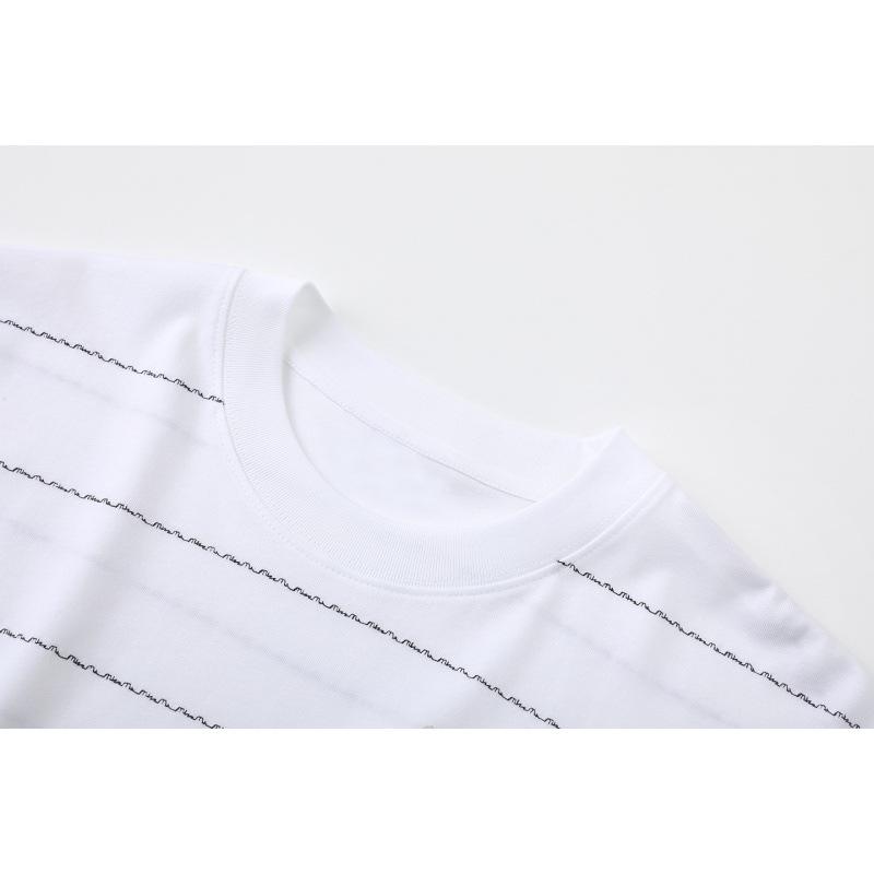 In Stock: Spring 2026 Casual Loose Striped Little Pony Print Long Sleeve T-shirt
