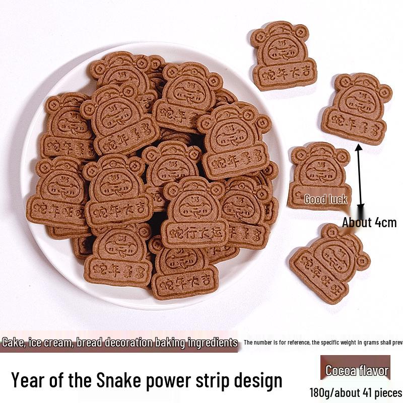 New Year Muffin & Cupcake Decoration Ornament with Transparent Packaging Box