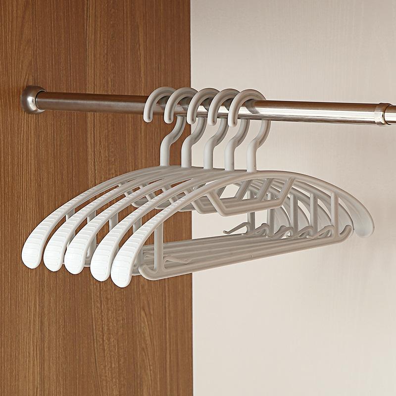Multifunktionaler Kleiderbügel für Zuhause Breit-Schulter Abdrückfrei Mantelbügel Platzsparend Wäschehaken für Wohnheim Kleiderschrank