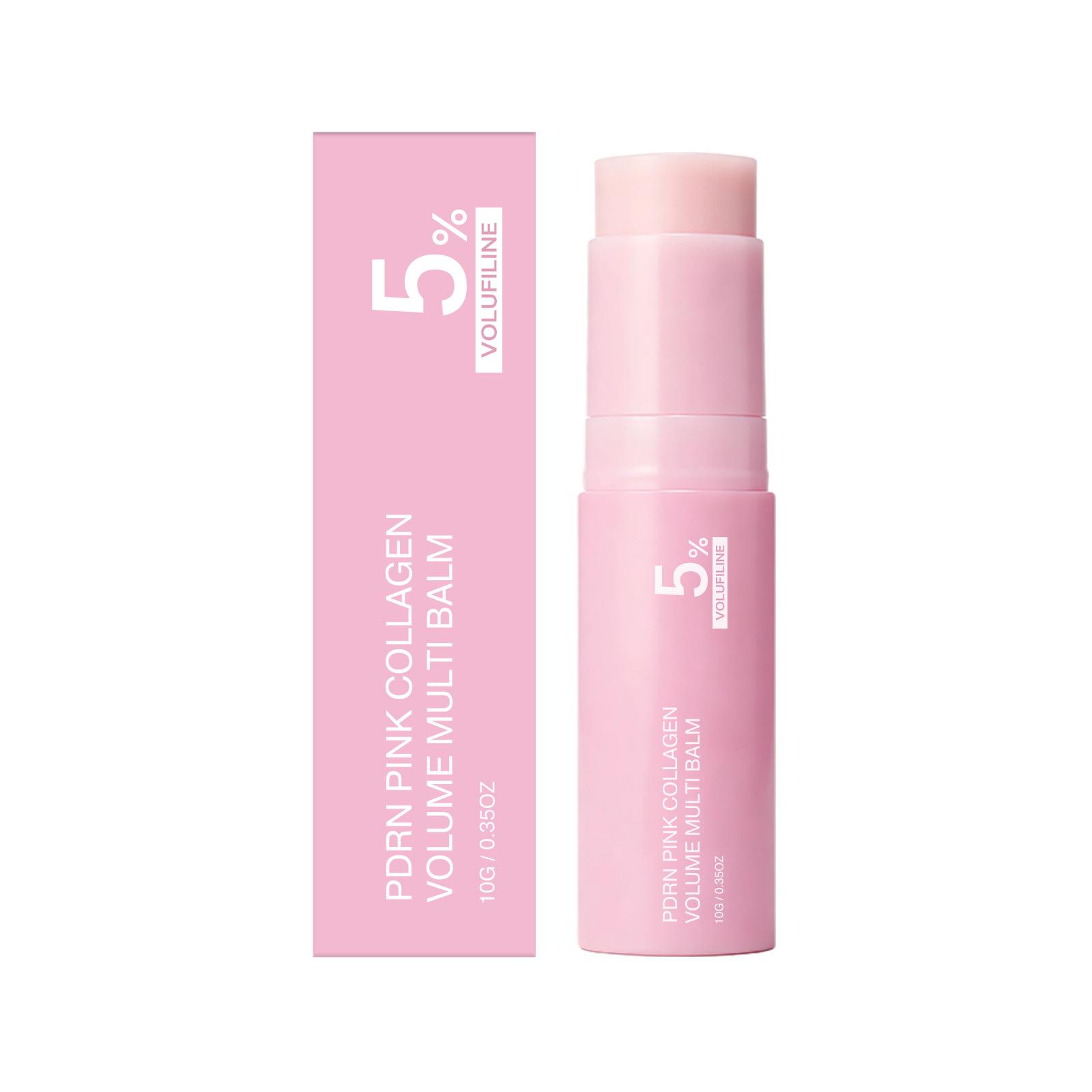 Plumping Multifunctional Balm, Cream Texture Face Lip Pre Makeup Moisturizing Stick 10g