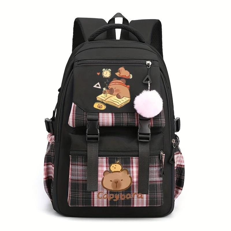 3-teiliges Schulrucksack-Set für Schüler Große Kapazität Oxford-Stoff Schultasche mit Schultergurt und Federmäppchen