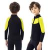 Kids 3mm Neoprene Wetsuit Top Pants Set Snorkeling Surfing Swimming Diving UV Protection Warm