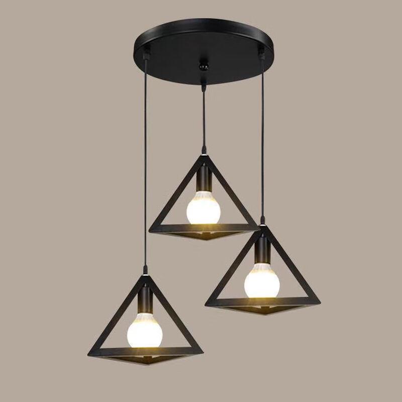 NuFeng 3-flammige wiederaufladbare LED-Pendelleuchte für Esszimmer & Bar