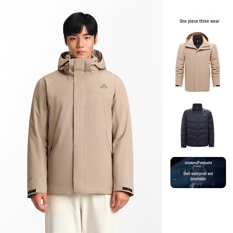 

Pelliot Men s Autumn 3-in-1 Insulated Ski & Mountaineering Jacket 3XL