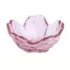 Sakura Glass Soy Sauce Dish Japanese-style Cherry Blossoms Condiment Dipping Bowls Small Sushi Dumplings Appetizer Plates